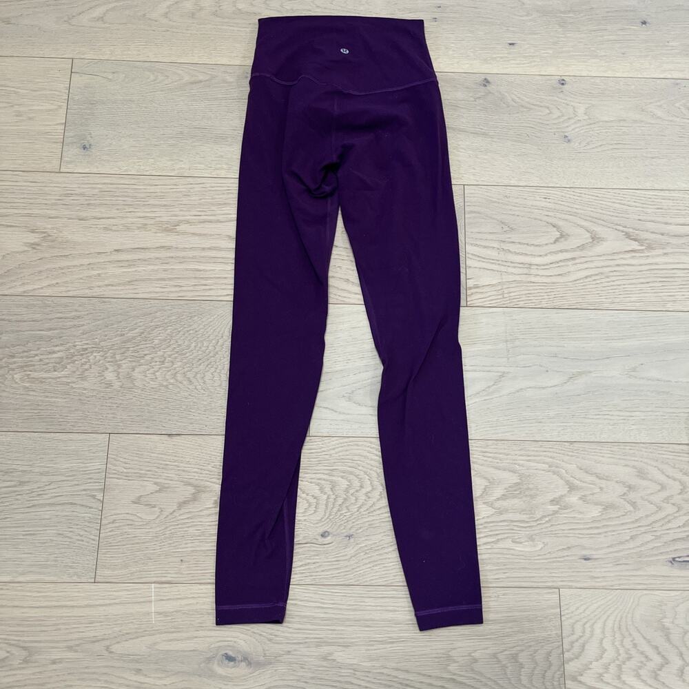 LULULEMON heathered tender violet purple Wunder Under pant hi-rise leggings 4 - Picture 7 of 12